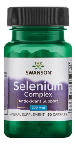 Complejo De Selenio 200 Mcg 90 Capsulas De Swanson