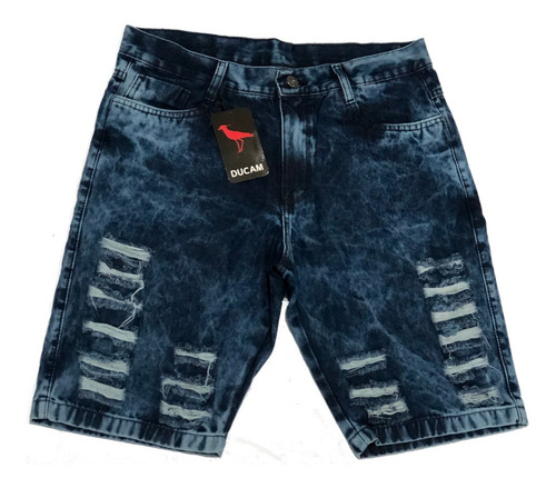 Kit 3 Bermudas Jeans Masculina Atacado C/ Nota Fiscal Full