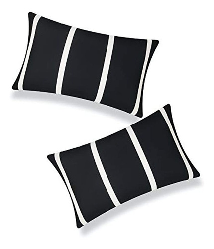 Hofdeco Patio Indoor Outdoor Lumbar Pillow Cover Solamente P