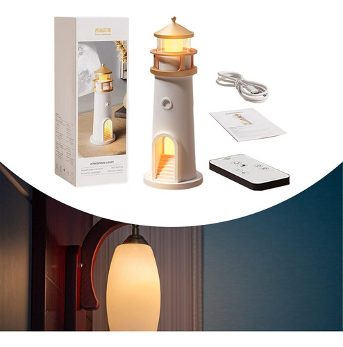 Lámpara De Noche Led, Luz De Noche Decorativa, Recargable,