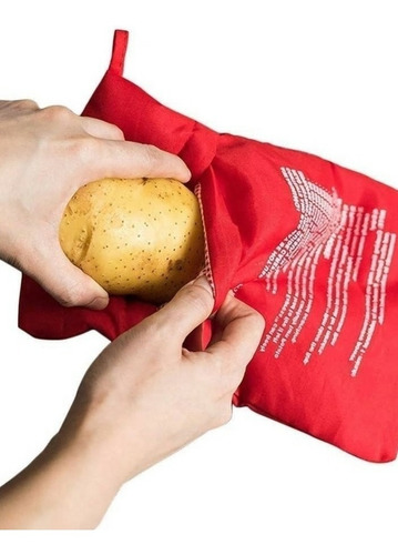 Bolsa para Patatas en Microondas bolsa de patatas EXPRESS horno Baked Potato bolsa 4 minutos rápido lavable a COOK pack de 2 small reutilizable 