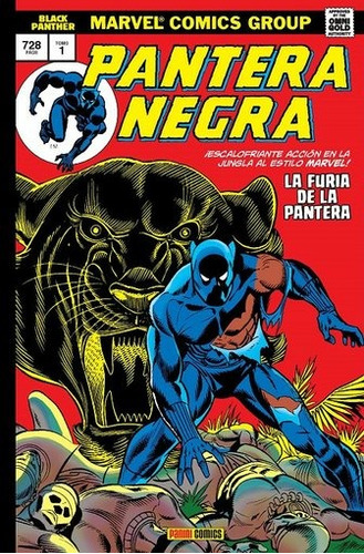 Marvel Gold Pantera Negra # 01 - Jack Kirby