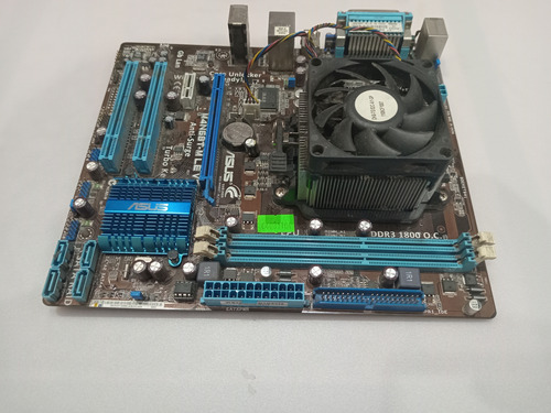 Placa Mother Ddr3 Asus Am3 M4n68t-m Marrón Oscuro (Usado)