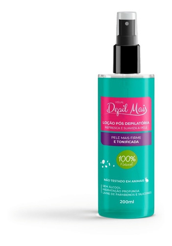 Loção Hidratante Pós Depilação Depil + 200ml 100% Natural