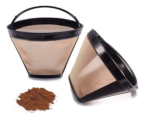 Filtros Reutilizables Para Cafetera De Cono N.° 4 Para Cafet