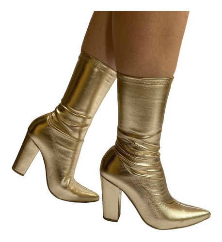 Imagen 3 de 10 de Bota Dama Stretch Puntal Felipe Rentería Moda Vestir Mujer