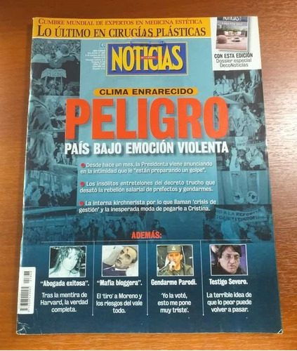 Revista Noticias 6 De Octubre 2012 N° 1867 Peligro