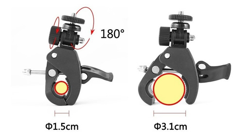 Suporte De Celular Para Tripé De Ring Light / Bike/moto