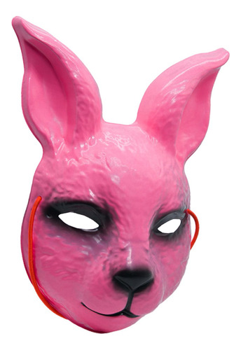 Máscara De Conejo 3d, Máscara De Animal Aterrador, Rosa