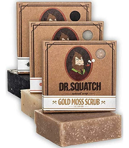 Paquete De Muestras De Jabon Dr. Squatch Para Hombres (3 Ba