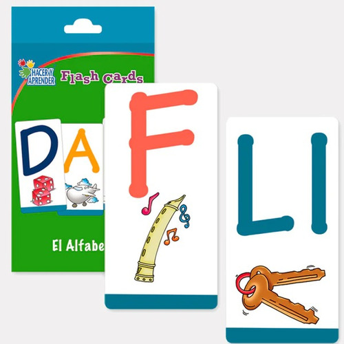 Flashcards Alfabeto 28 Cartas - Material Didáctico