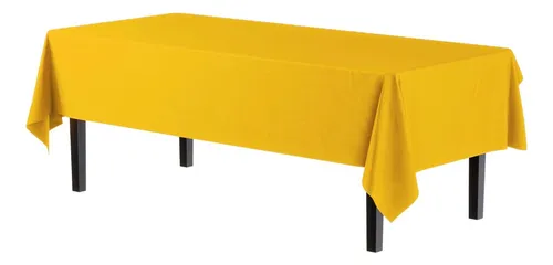 comprar Funda Para Mesa Varios Colores De Banquetes, Eventos, Fiesta Amarillo Lisa