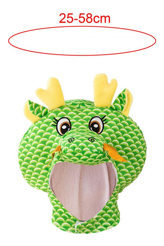 Cómodo Sombrero De Dragón De Felpa Cosplay Novedad Gorro