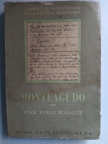 Monteagudo Por Juan Pablo Echagüe -espasa-calpe- Oferta!!