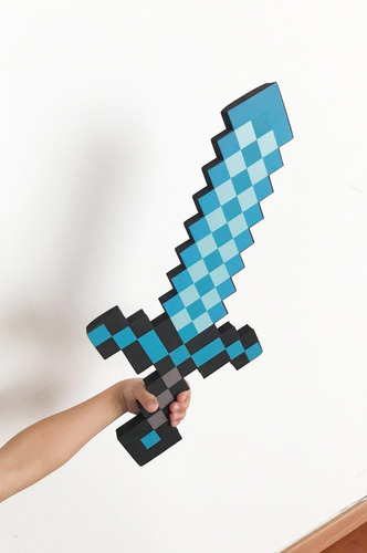 Sword Minecraft De Espuma Foamy Rigida Segura P Niños Nueva