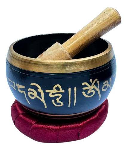 Hermoso Cuenco Tibetano Para Meditación Sanación Sonora 11cm