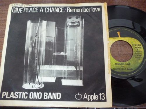 John Lennon Give Peace A Chance Simple 7 Aleman Jcd055