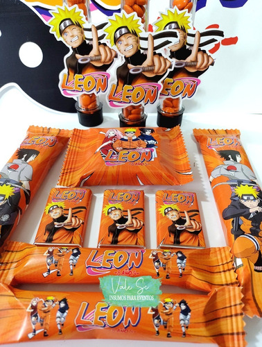 Golosinas Personalizadas Naruto Candy Bar 