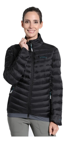 Parka Mujer Kannu Outdoor Acolchada  Pluma 600fpt Empacable