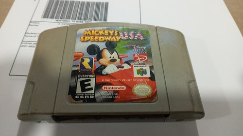 Mickeys Speedway Usa Para Nintendo 64, Excelente Titulo.