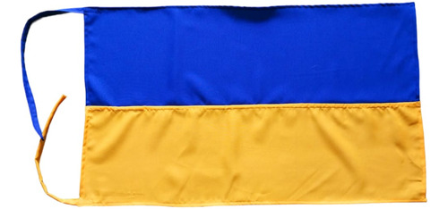 Bandera Ucrania 140 X 80cm En Tela De Buena Calidad