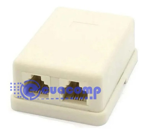 Splitter Adsl Para Línea Telefónica E Internet 2 Puertos
