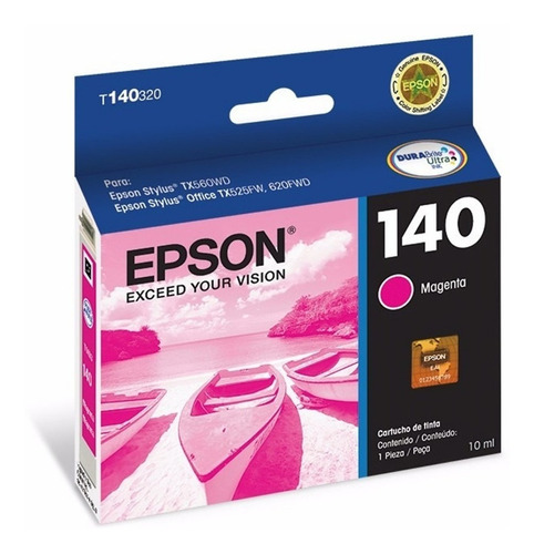 Cartucho Epson T140 Magenta Ori. T140320-al Tx560 Tx620 T42w