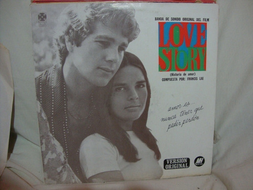 Vinilo Love Story Historia De Amor Francis Lai Plm Bs1