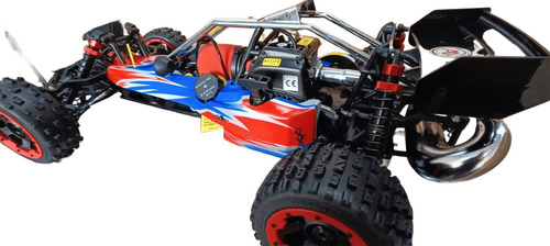 Carro Baja 5b 1/5 Off-road Gasolina Rc Cc Preto Azul