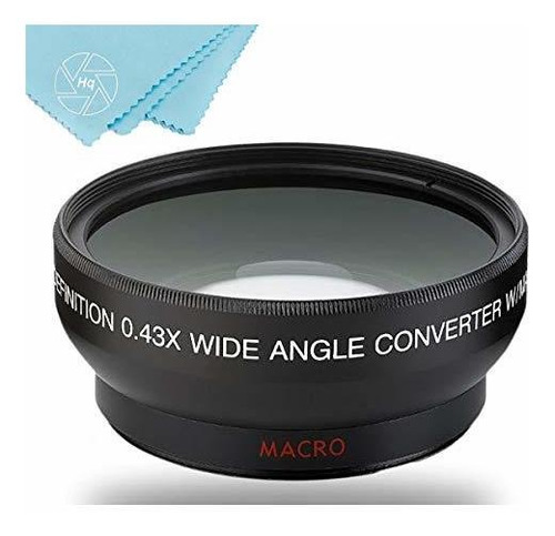 Lente Gran Angular De 4.3 Cm Macro Para Canon Vixia Hf R80