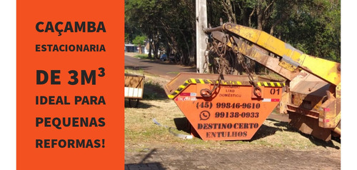 Imagem 3 de 3 de Locação De Caçamba Para Retirada De Entulho Em Foz Do Iguaçu