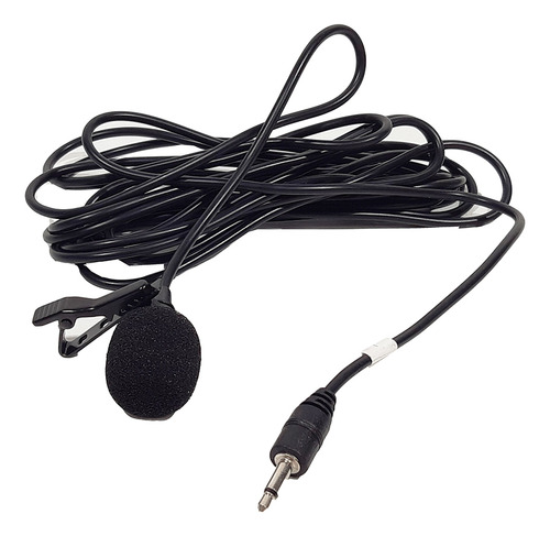 Microfone Automotivo Preto Chamada De Voz 50hz A 20khz