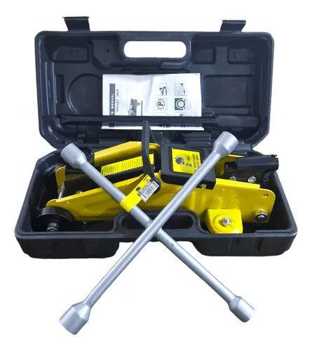 comprar Kit Gata Hidráulica Para Autos Tipo Caimán Tn + Llave Cruz