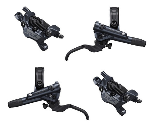 Juego De Frenos Shimano Slx Bl-m7100- Br-m7120 4 Pistones