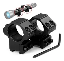 Comprar 2 Monturas 11mm Tactica Alta Anilletas Riel Picatinny Rifles