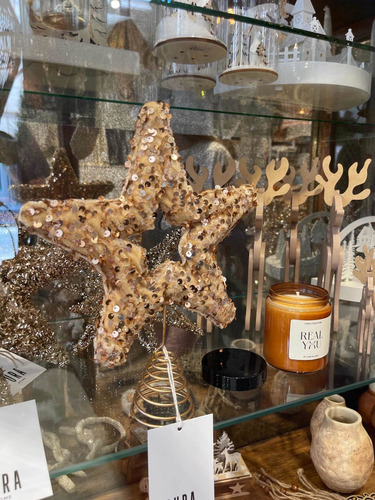 Adorno Navidad - Estrella Punta De Arbol