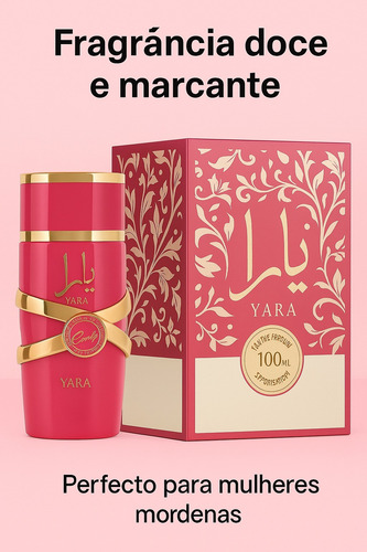 Perfume Yara Candy Lattafa Feminino 100 Ml Original Com Garantia
