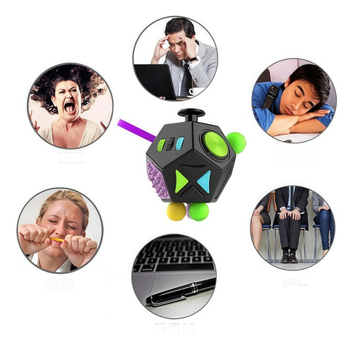 2 Divertidos Juguetes Sensoriales En Forma De Cubo Para Aliv