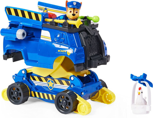 , Chase Rise And Rescue Transforming Toy Car Con Figura...