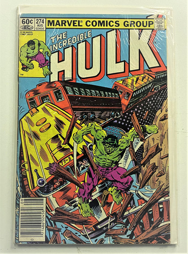 The Incredible Hulk #274 Al Milgrom Sal Buscema Stock