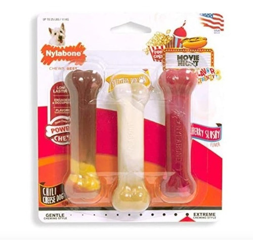 Nylabone Juguete Para Perros Hueso Pack 3 Unidades - 11 Kg A