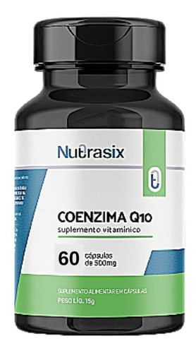 Coenzima Q10- Suplemento Em Cápsulas Coq10 - 60 Caps Sabor Compra Garantida