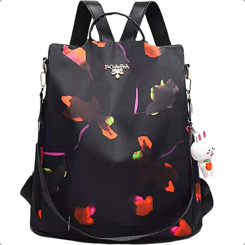 Bolso Dama Morral Mochila Impermeable Viaje Diseño Antirrobo