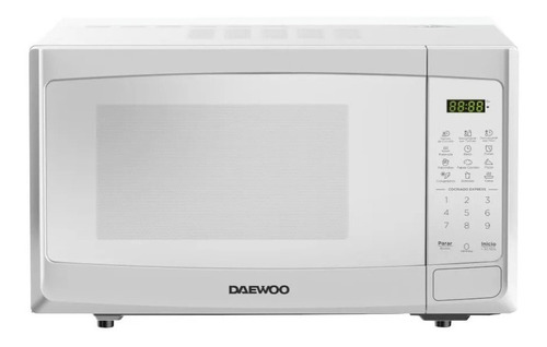 Horno De Microondas Daewoo Dmdp11s2bw Blanco 1.1 Ft 6 Menús