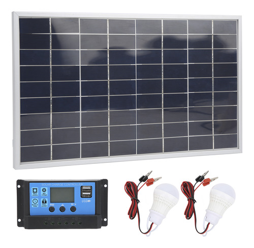 Batería 15w 18v Panel Solar Policristalino 12v/24v Pwm