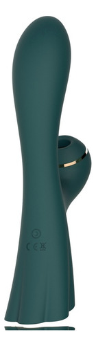 Sex Therapy Luxury Dark Green Vibro 1 Vibrador Succionador Color Verde Oscuro
