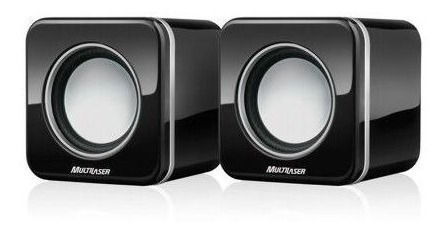 Mini Black Multilaser 2.0 4w Rms Usb Preta - Sp089