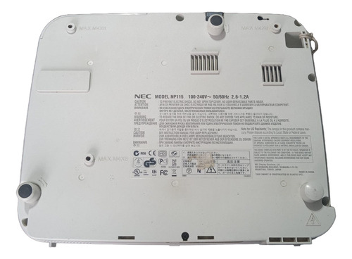 Projetor Nec Np115 2500 Lumens Data Show Pouco Uso # Av Branco (Usado)