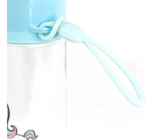 Imagen 3 de 7 de Vaso Para Agua Con Diseño Arcoiris Kawaii