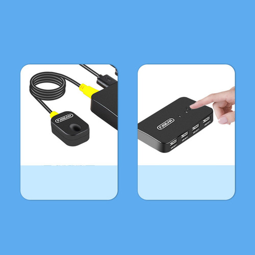 Selector De Conmutador, 2 En 4 Salidas, Conmutador Usb 2.0